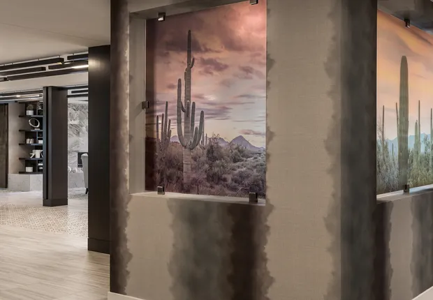 Our Senior Living community in Mesa features modern art and décor.