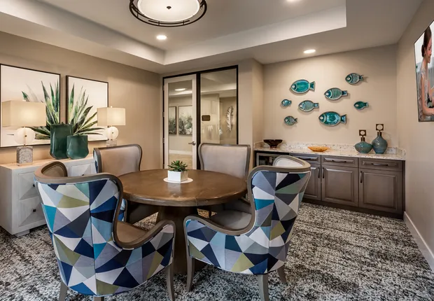 Our Senior Living community in Mesa features a discovery and activities room.