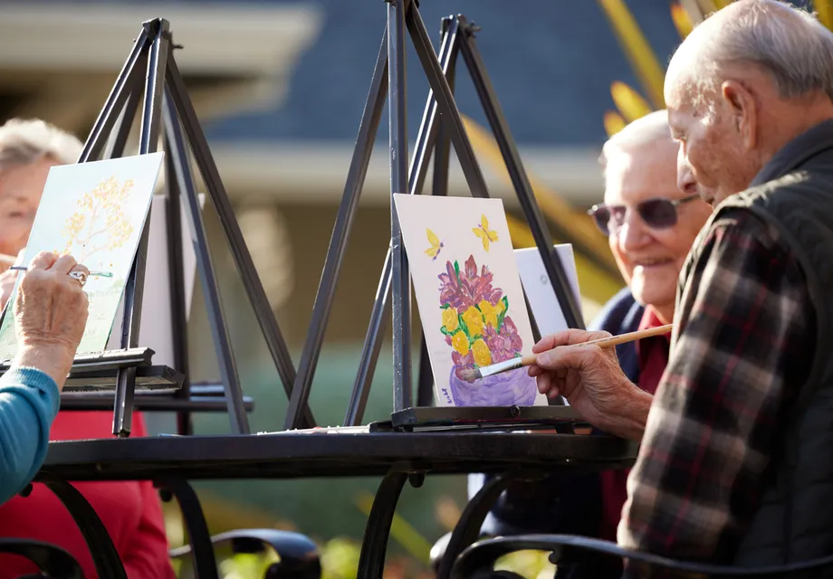 Senior Living Programming: art program