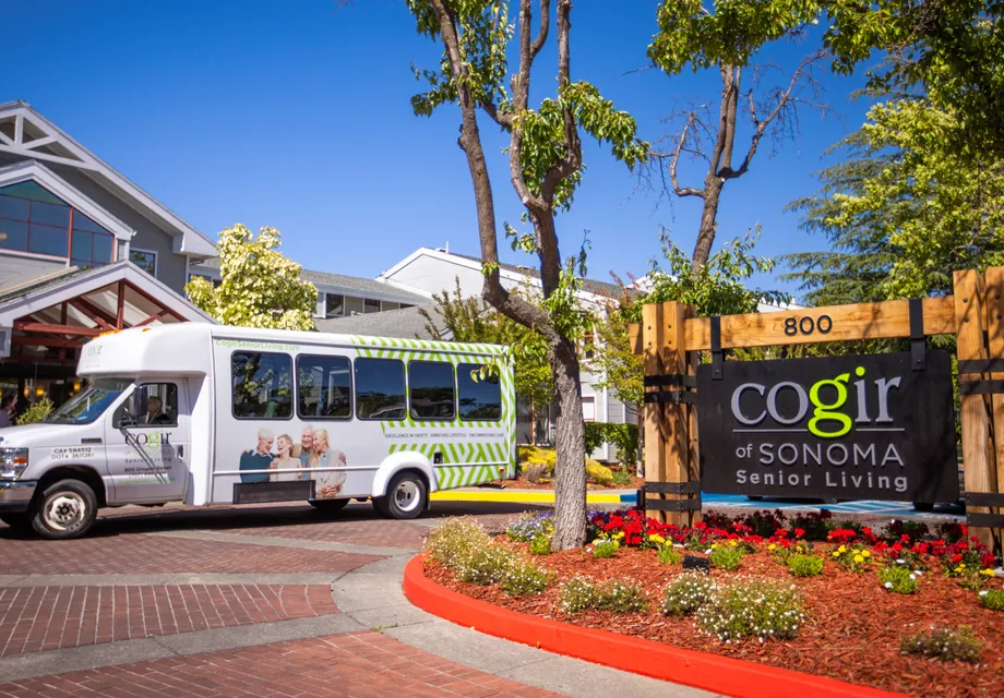 Sonoma senior living offers transportation for appointments and outings.