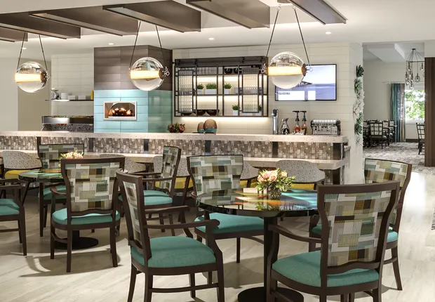 Our Senior Living community in Mesa features a modern bistro.