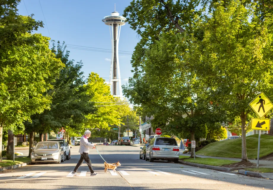 Senior Living in Seattle, WA, Space needle view