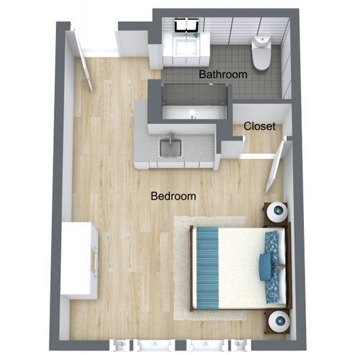 Assisted Living Classic Suite Floor Plan