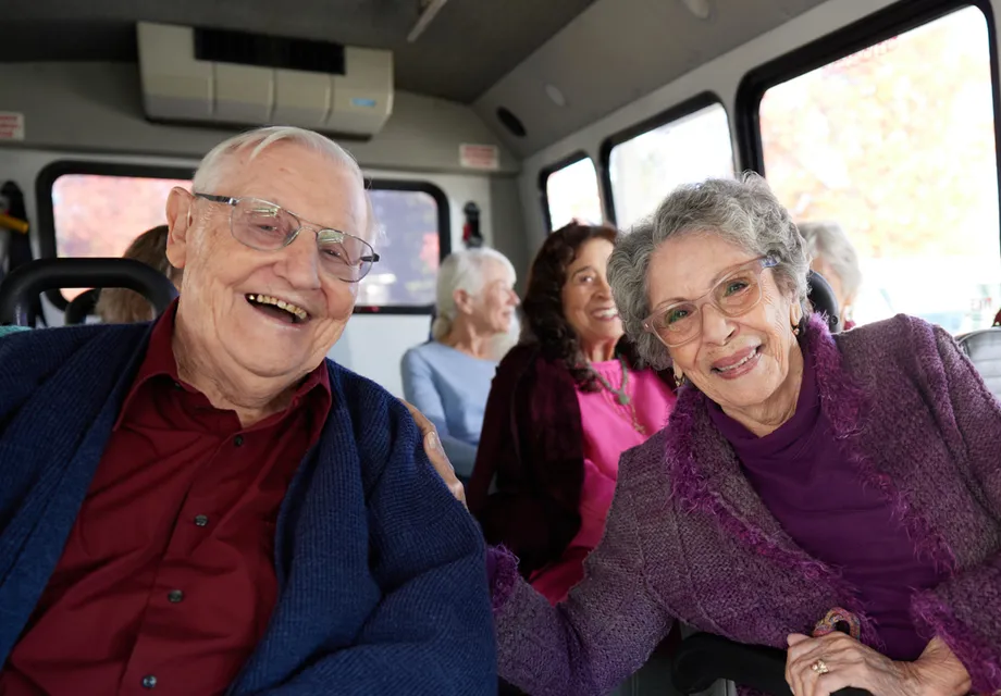 Cogir provides transportation to our residents.