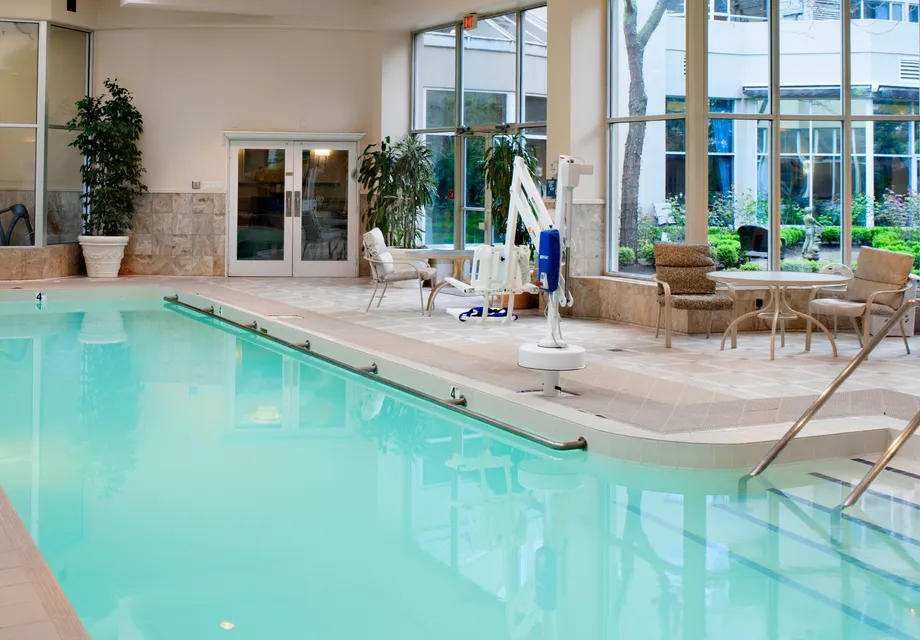 Indoor pool and spa