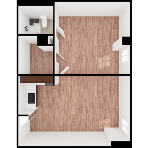 cogir of alexandria fillmore one bedroom grand floor plan