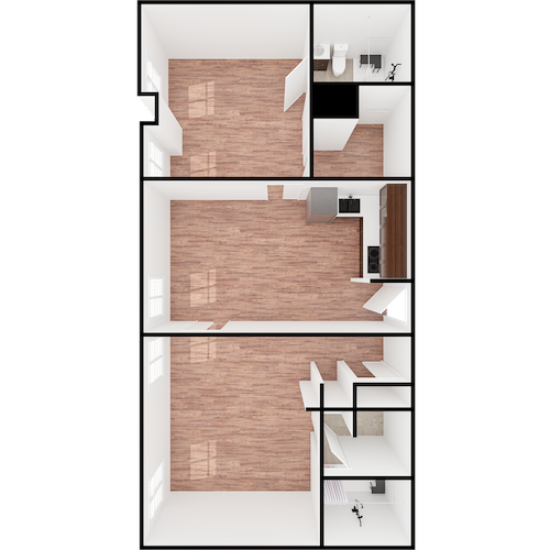 cogir of alexandria fillmore two bedroom floor plan