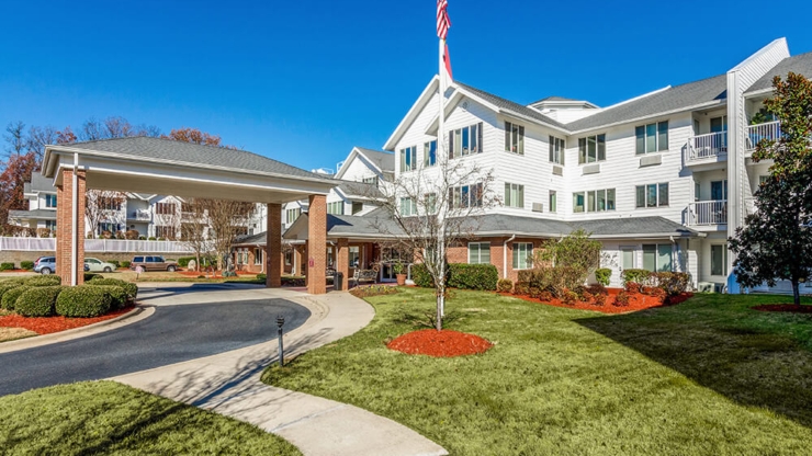 Welcome to a vibrant community, where warm smiles and comfortable surroundings create a serene home.