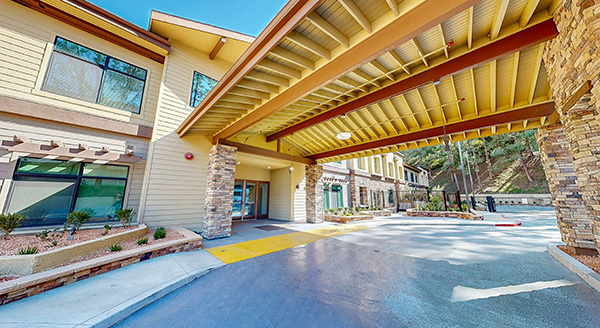 Welcoming entrance with natural light, designed for comfort and community engagement.