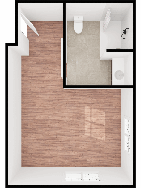 Light-filled, spacious layout fosters a welcoming atmosphere for comfort and community.