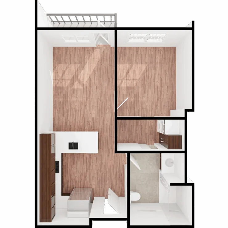 A bright, open living space designed for comfort, perfect for fostering community and connection.