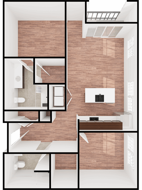 Spacious and bright layout promoting comfort, warmth, and a welcoming community atmosphere.
