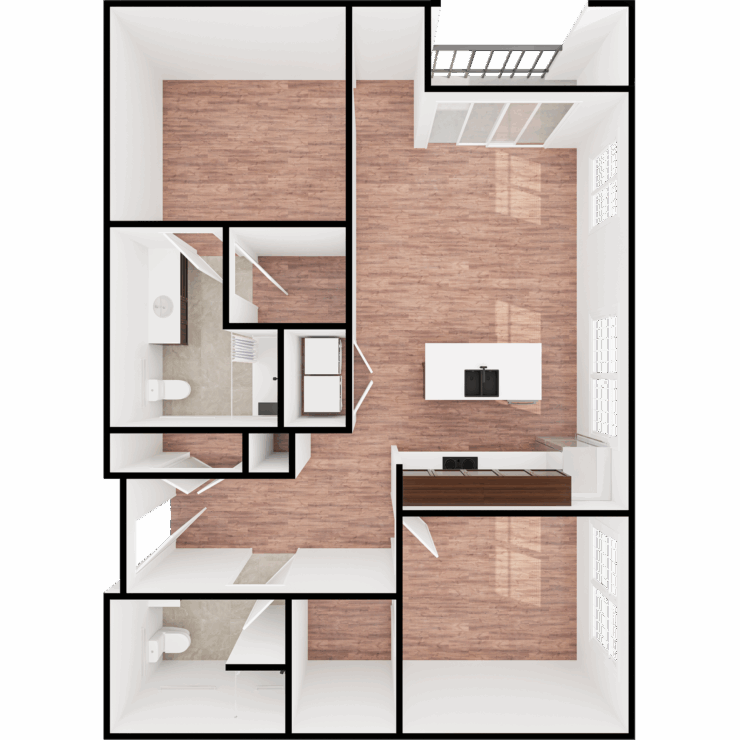 Spacious and bright layout promoting comfort, warmth, and a welcoming community atmosphere.