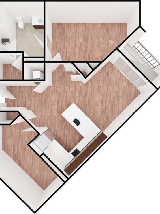 A welcoming layout with spacious areas, perfect for comfortable living and community connections.