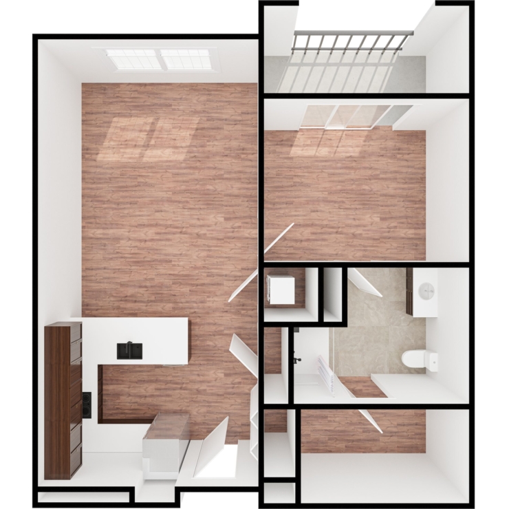 An inviting, well-designed space fostering community and comfort, perfect for new beginnings.