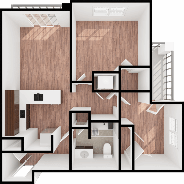 A bright, spacious layout inviting comfort and community, perfect for joyful living.