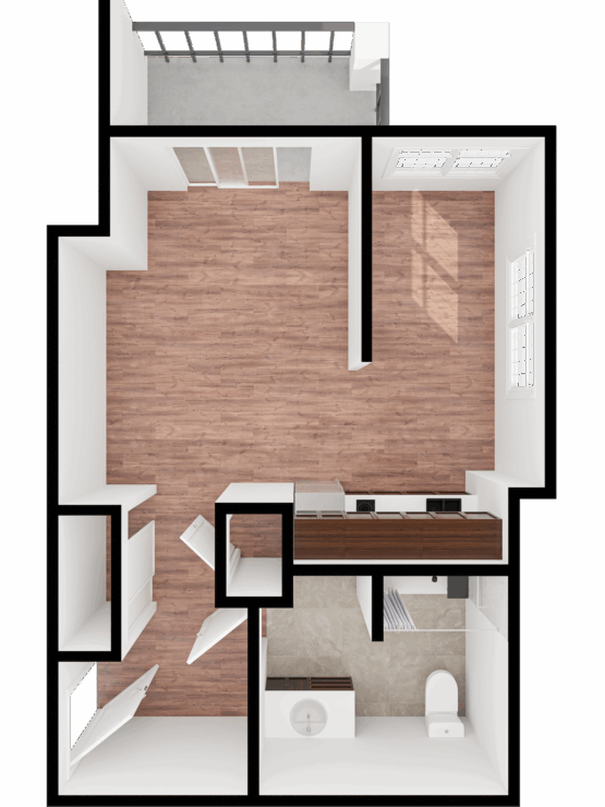 Bright and inviting layout, perfect for fostering a warm community atmosphere and comfortable living.