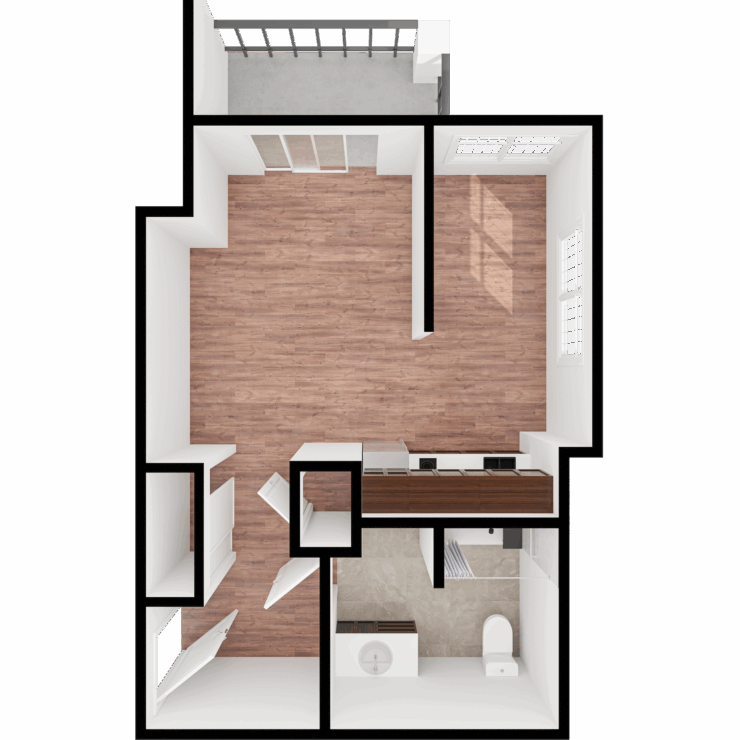 Bright and inviting layout, perfect for fostering a warm community atmosphere and comfortable living.