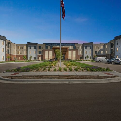 A welcoming community with beautiful landscaping, inviting residents to enjoy a vibrant lifestyle.