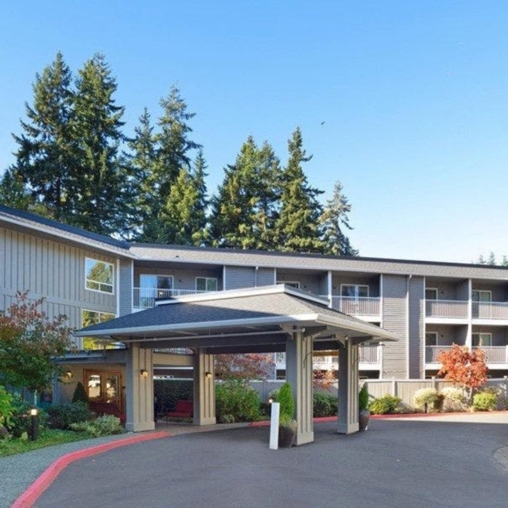 Nestled among vibrant greenery, this welcoming community offers a serene atmosphere for residents.