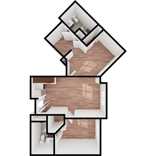 A thoughtfully designed floor plan, promoting community and comfort in every shared space.