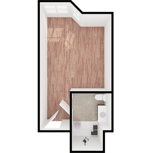 Bright, open space with a warm atmosphere, designed for comfort and community engagement.
