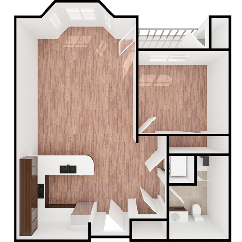 Warm open spaces invite connection and comfort, perfect for a vibrant community life.