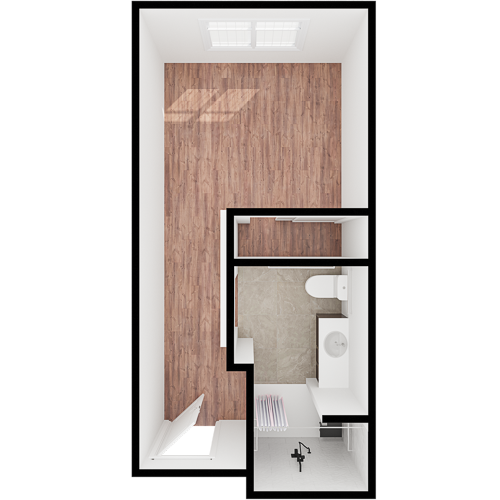 A warm, inviting space designed for comfort, featuring ample natural light and thoughtful layout.
