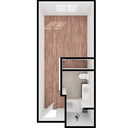 Bright and welcoming layout promoting a sense of community and comfort for residents.