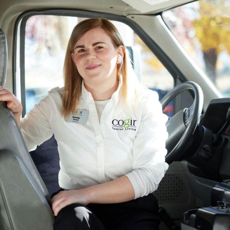 A warm smile welcomes visitors, showcasing a caring community spirit in a friendly environment.