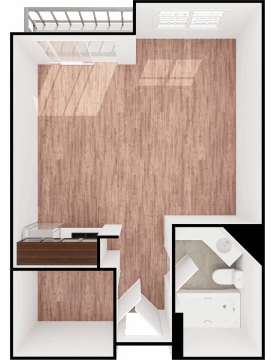Bright and welcoming space designed for comfort, fostering community and connection among residents.
