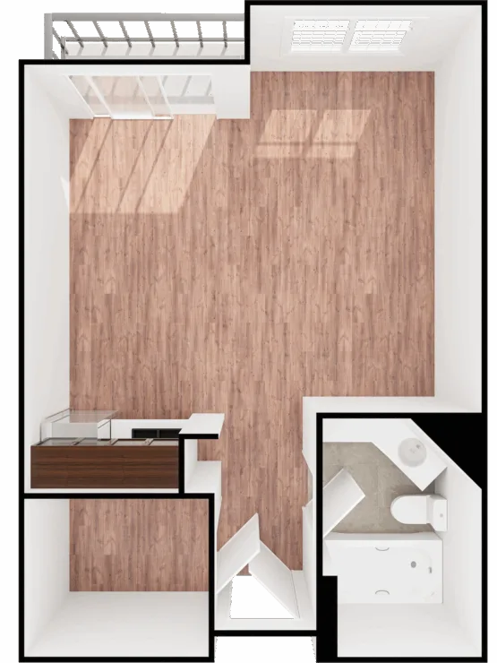 Bright and welcoming space designed for comfort, fostering community and connection among residents.
