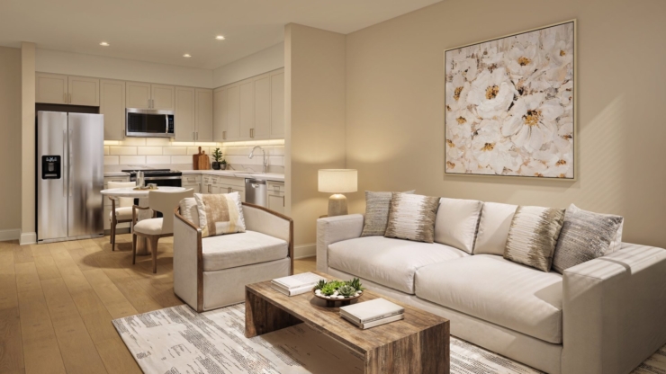 A cozy, inviting living space featuring soft furnishings, warm lighting, and a welcoming atmosphere.