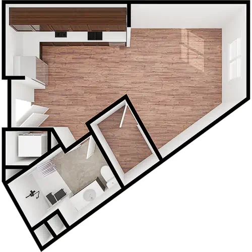 Inviting and spacious floor plan, designed for comfort and community engagement.