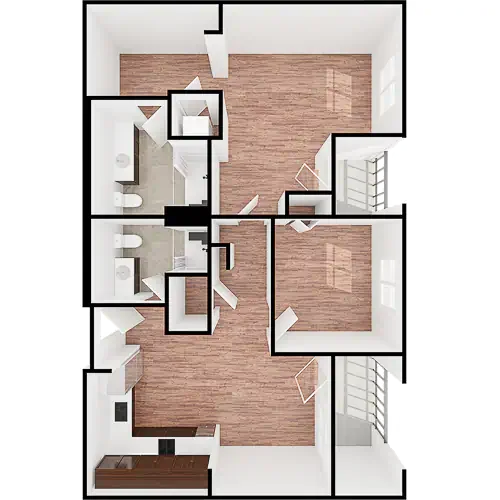 Spacious layout promoting community and comfort, perfect for fostering connections and relaxation.