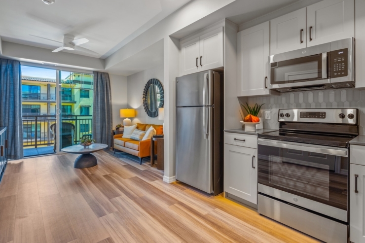 Bright, welcoming living space with modern amenities, fostering a sense of community and comfort.