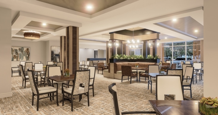 A welcoming dining area filled with comfortable seating, inviting natural light, and a sense of community.