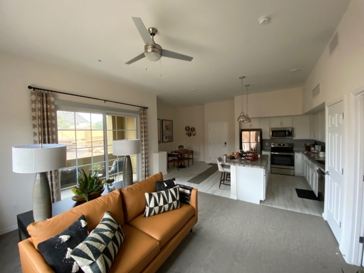 Bright and inviting living space, blending comfort and community, perfect for relaxation and connection.