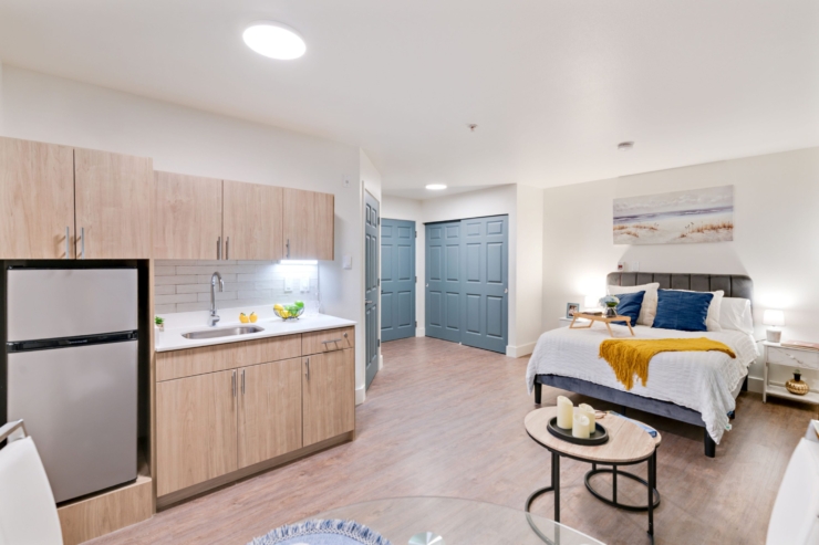 Warm and inviting living space, combining comfort and elegance for a vibrant community lifestyle.