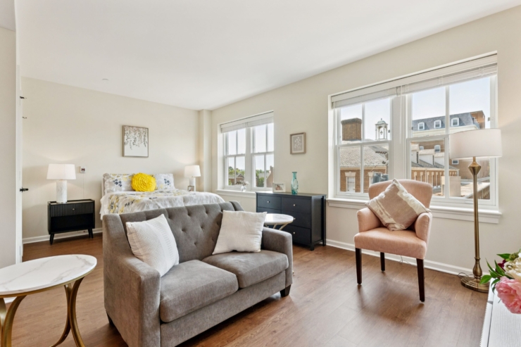 Bright and inviting, this room offers a warm environment for comfort and community.
