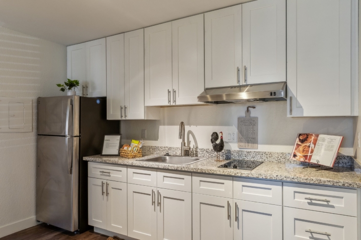 Bright and inviting kitchen space, perfect for fostering community and shared meals.