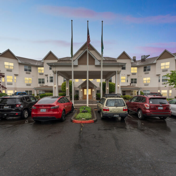 Exterior of Glenwood Place.