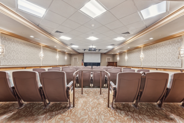 A welcoming community space, featuring comfortable seating and a bright atmosphere for gatherings.