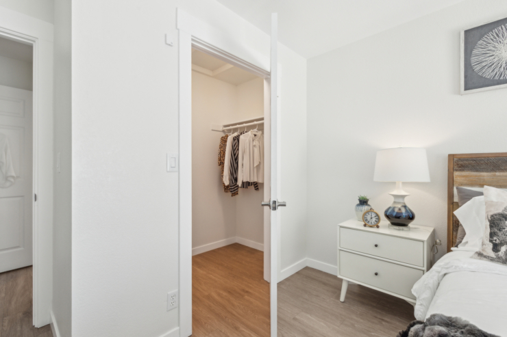 Bedroom storage.