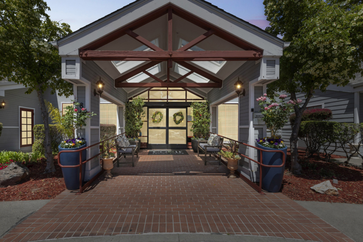Exterior entry of Cogir of Sonoma.