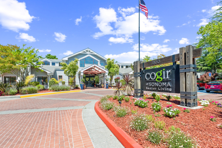 Exterior entry of Cogir of Sonoma.