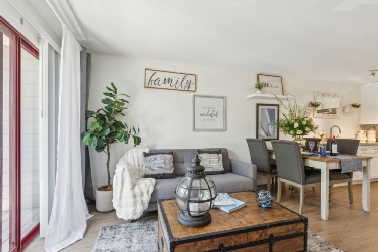 A bright, inviting space featuring comfortable seating, warm decor, and a sense of community.