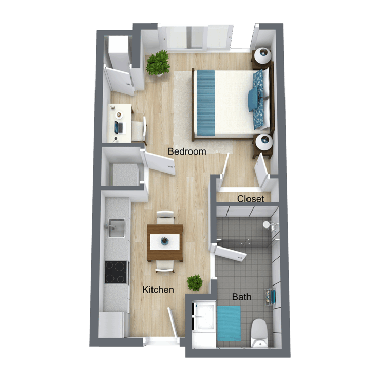 A warm, inviting layout designed for comfort, fostering community and connection among residents.