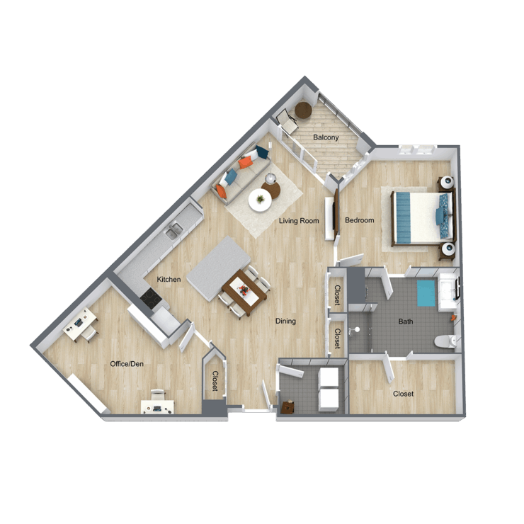 Inviting layout with bright spaces, promoting community living and comfort for all residents.