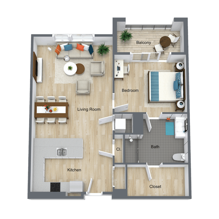 An inviting, well-designed space fostering community and comfort, perfect for new beginnings.